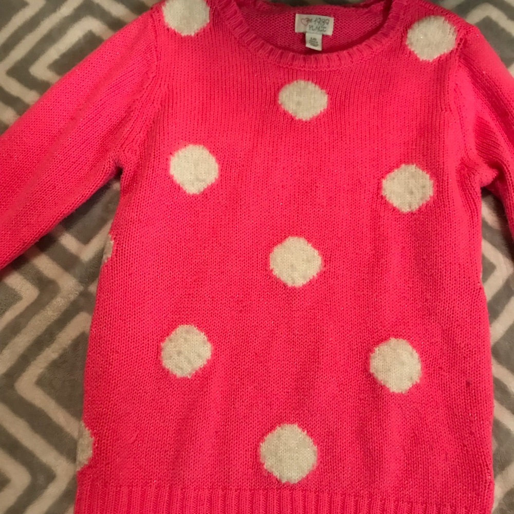 polka dot sweater
